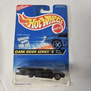 Hot Wheels 1995‎ - Street Beast #401 Black - Dark Rider Series II - New